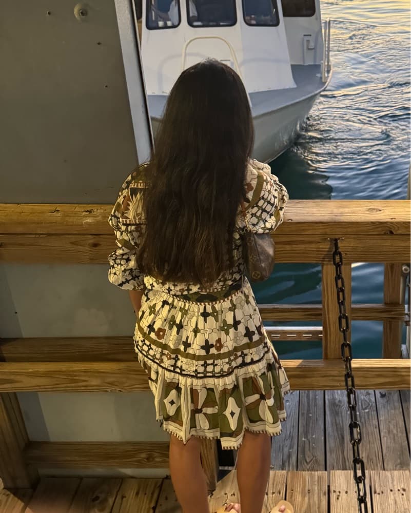Vibrant Patterned Mini Dress - Image 1