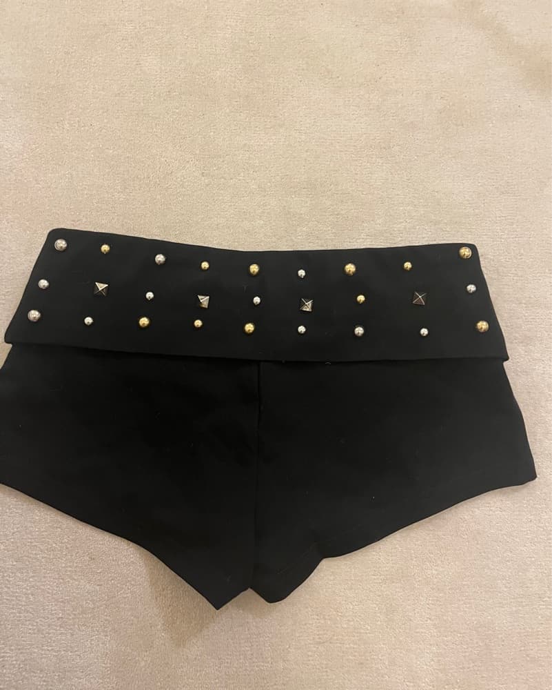 Edikted Gemmed Micro Shorts - Image 3