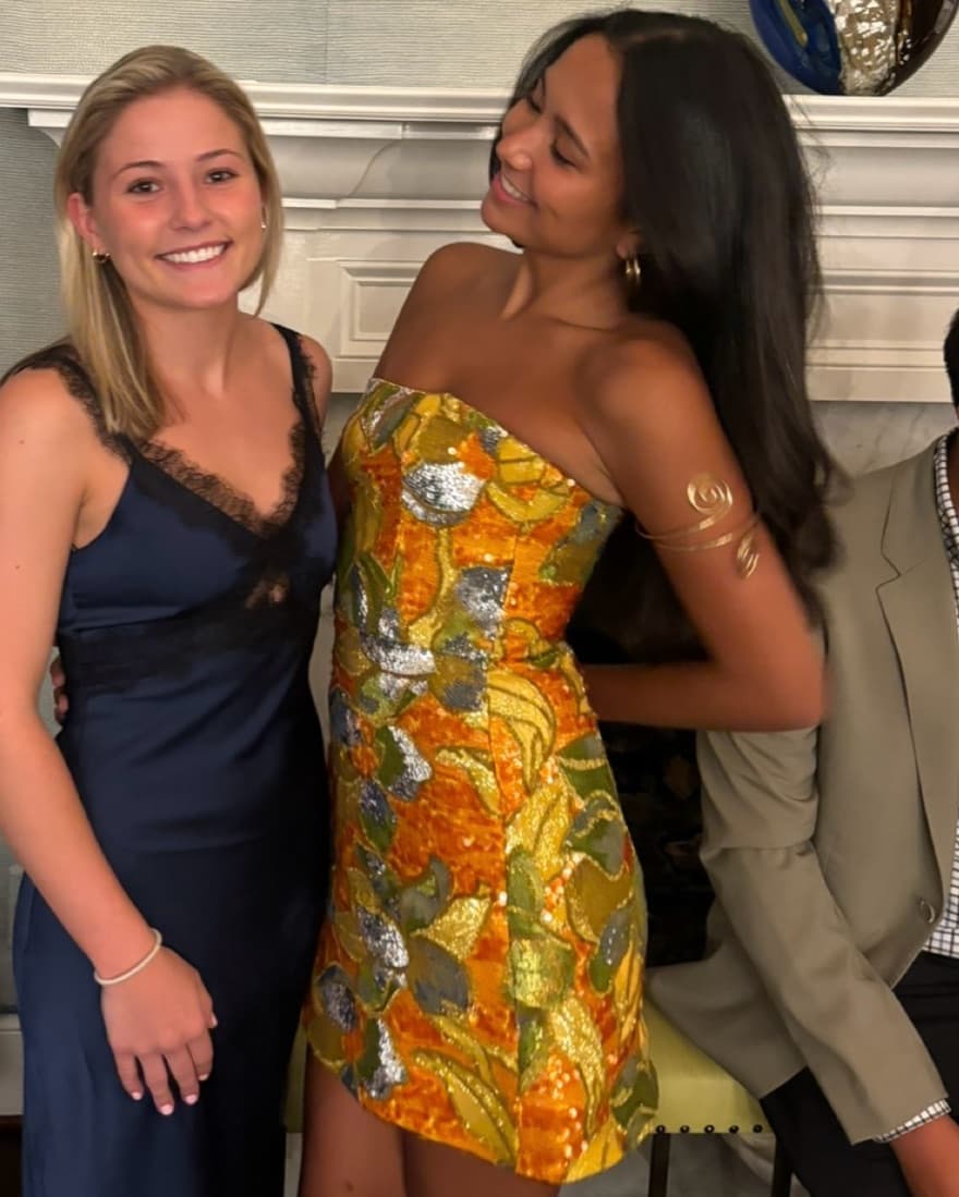 Serena Strapless Floral Sequin Mini Dres - Image 2