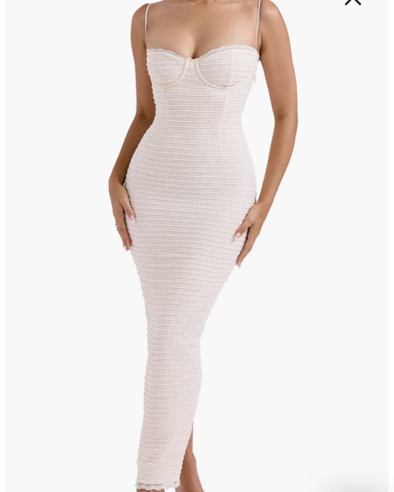 House of CB Elinor Lace Body-Con Midi Co - Image 1