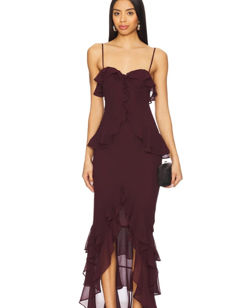 Melissa Gown in red wine  - Image 1