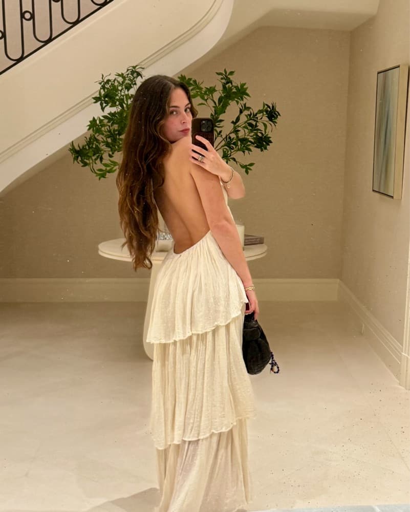 PQ Kristine Maxi Dress in Water Lily - Image 3