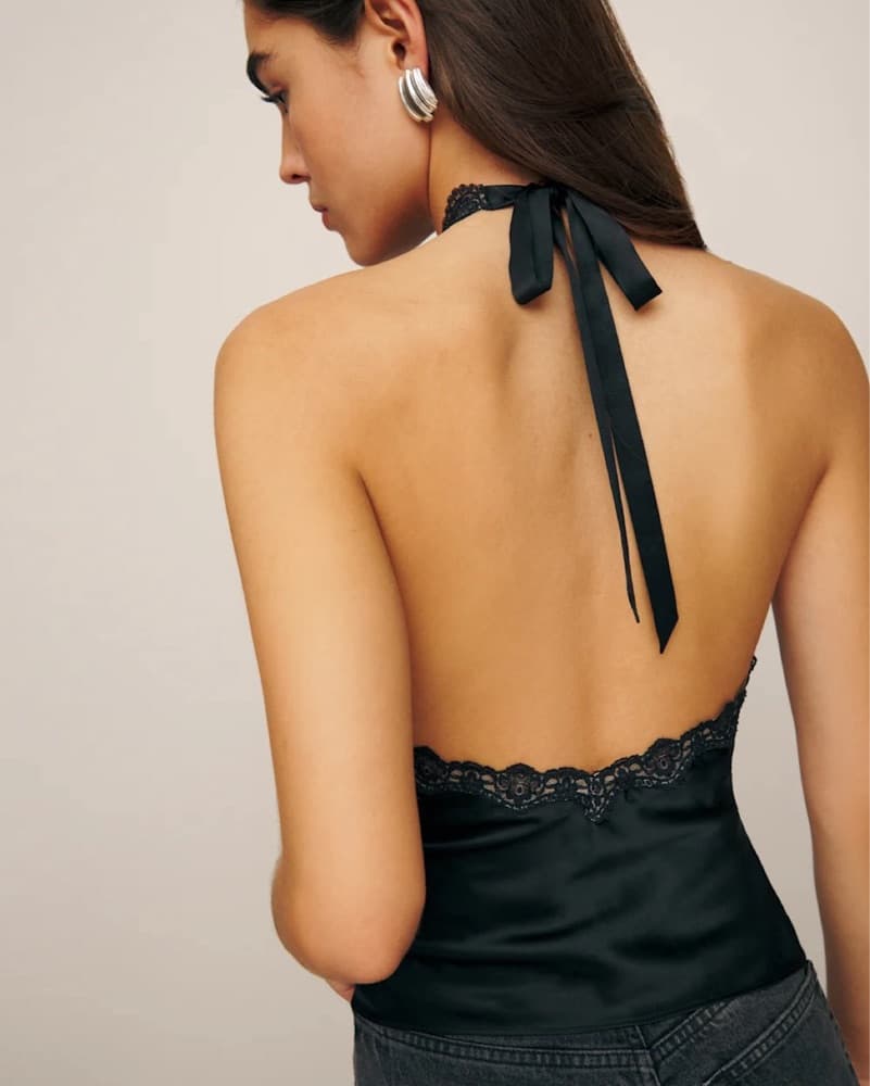 REFORMATION MONICA SILK TOP - Image 4
