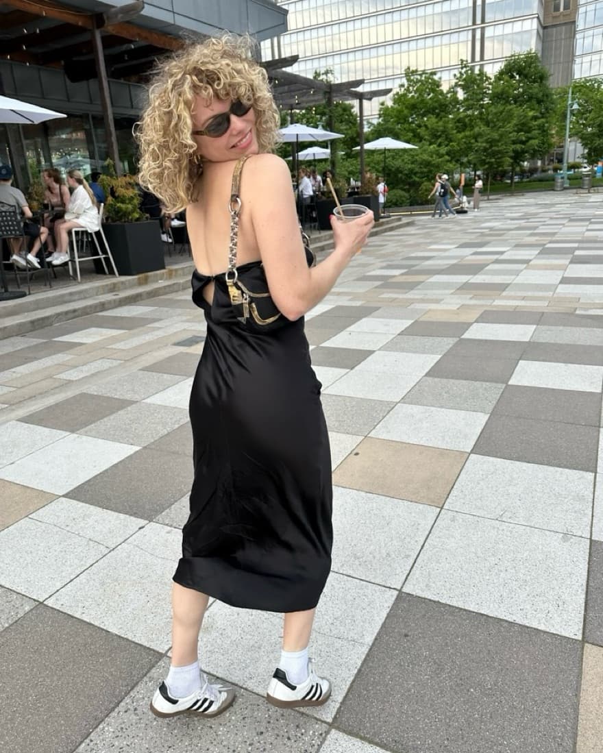 Reformation Joanne Silk Dress - Image 4