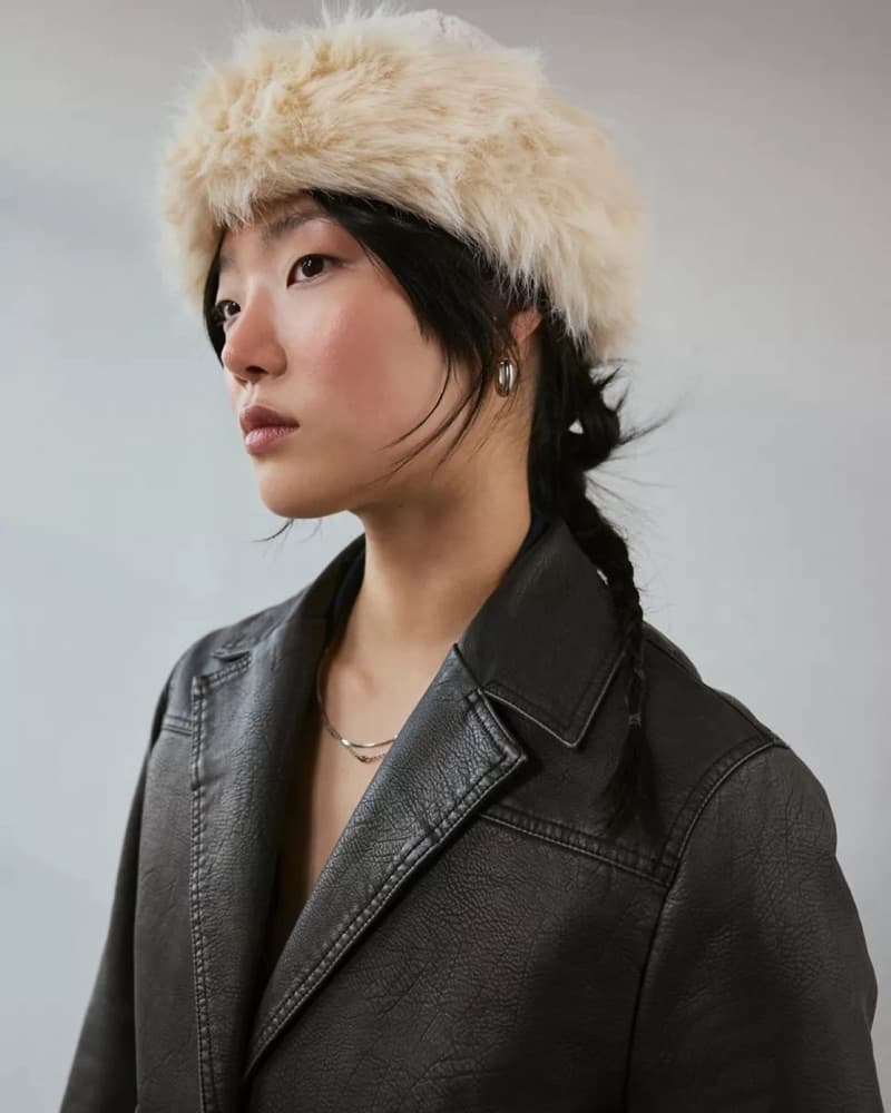 Faux Fur Cuff Fleece Hat - Image 1
