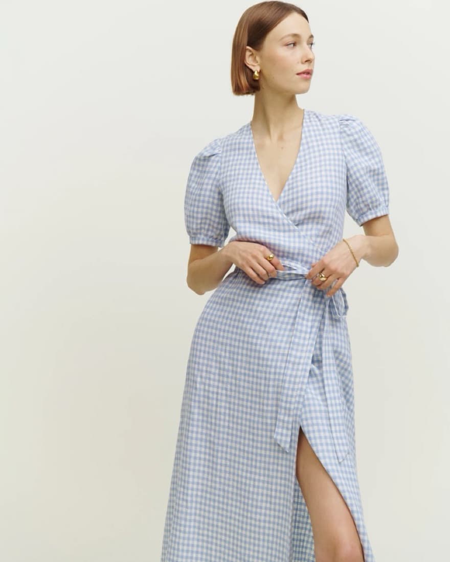 Reformation Weiss Linen Dress - Image 4