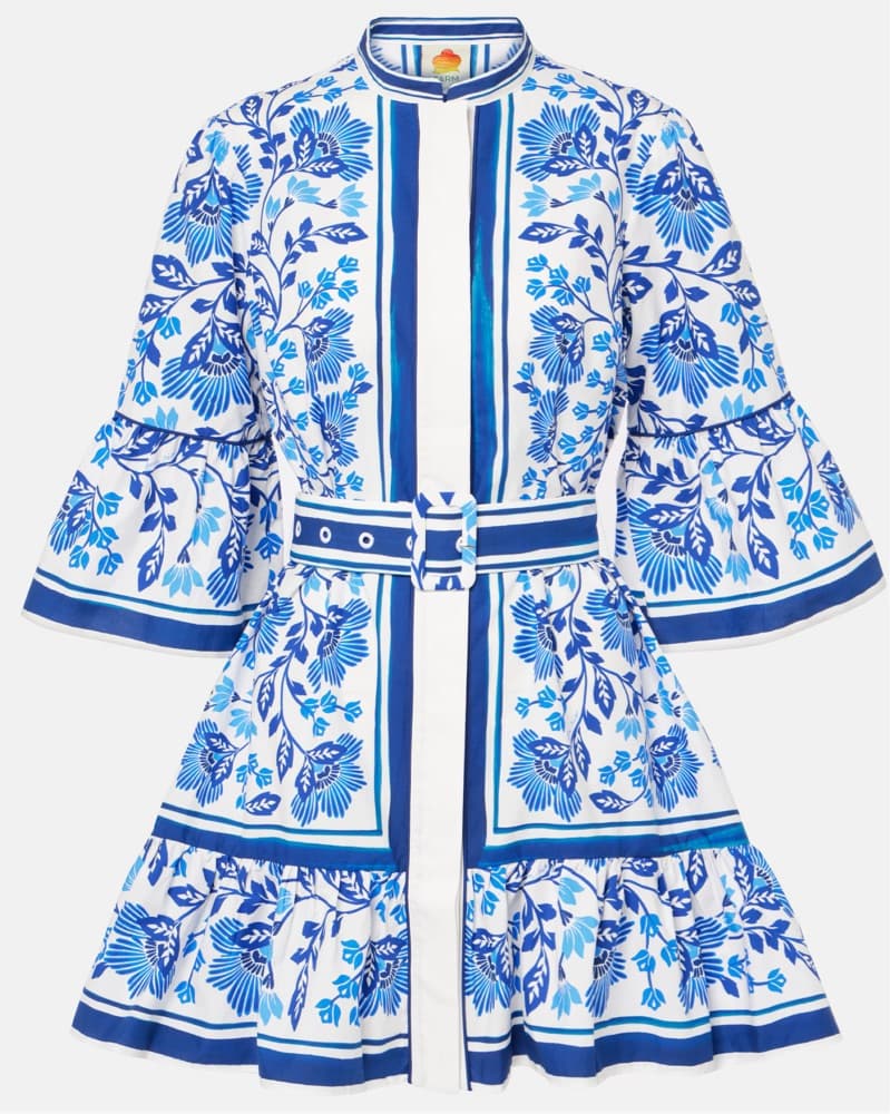 Farm Rio Floral Printed Mini Dress - Image 4