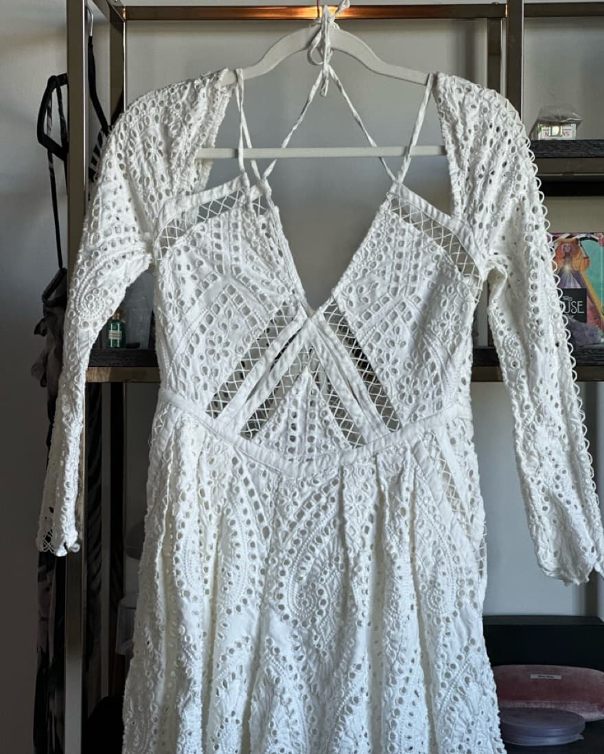 Zimmermann Riot Eyelet Romper - Image 6