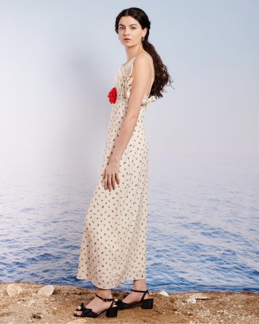Reef Rose Cami Dress Talcwhite   - Image 2