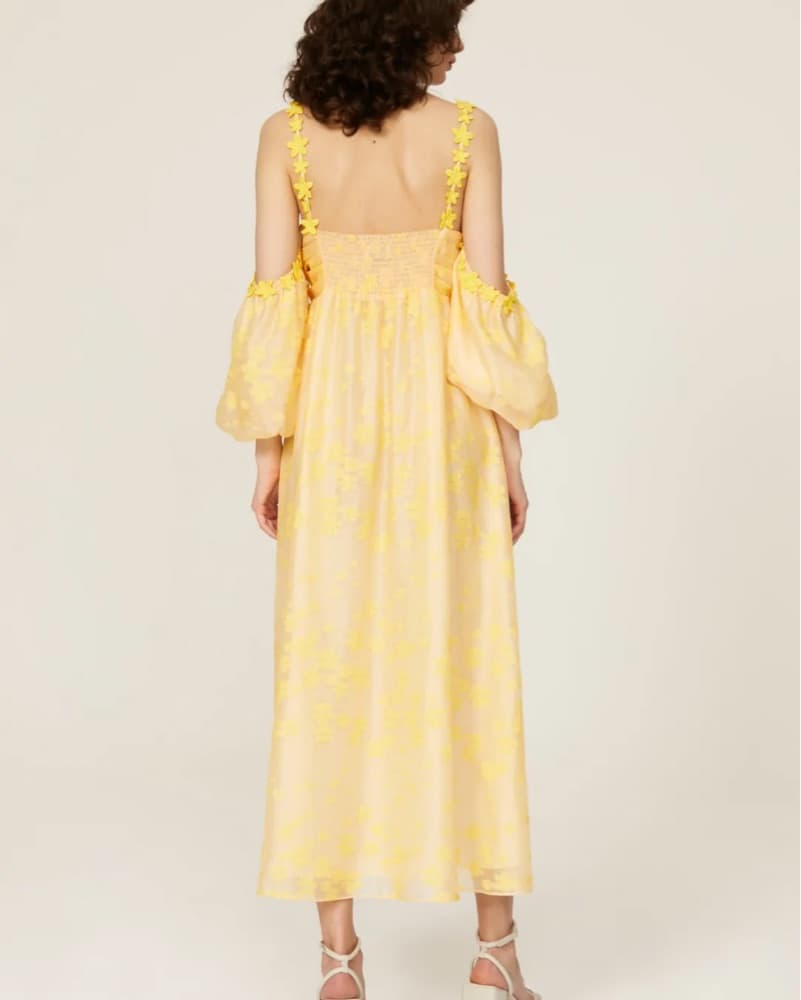 Hofmann Copenhagen Yellow Midi Dress - Image 2