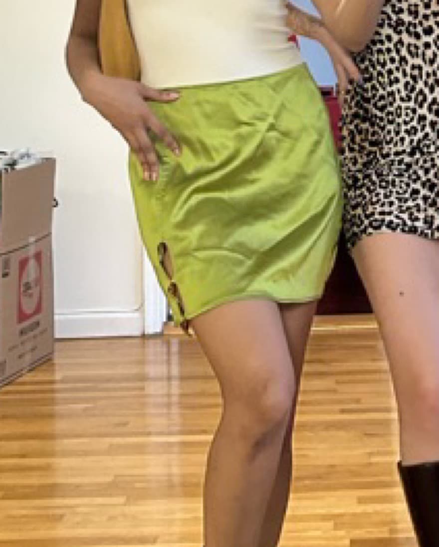 GANNI Silk mini skirt - Image 2