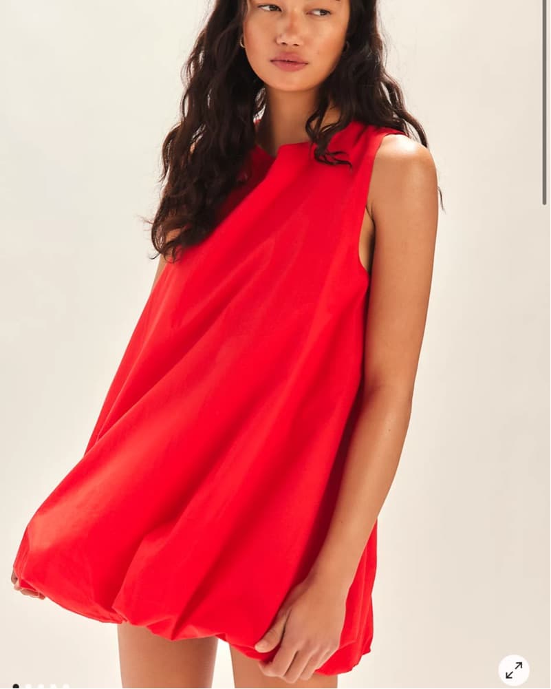 Red Bubble Dress - Image 1