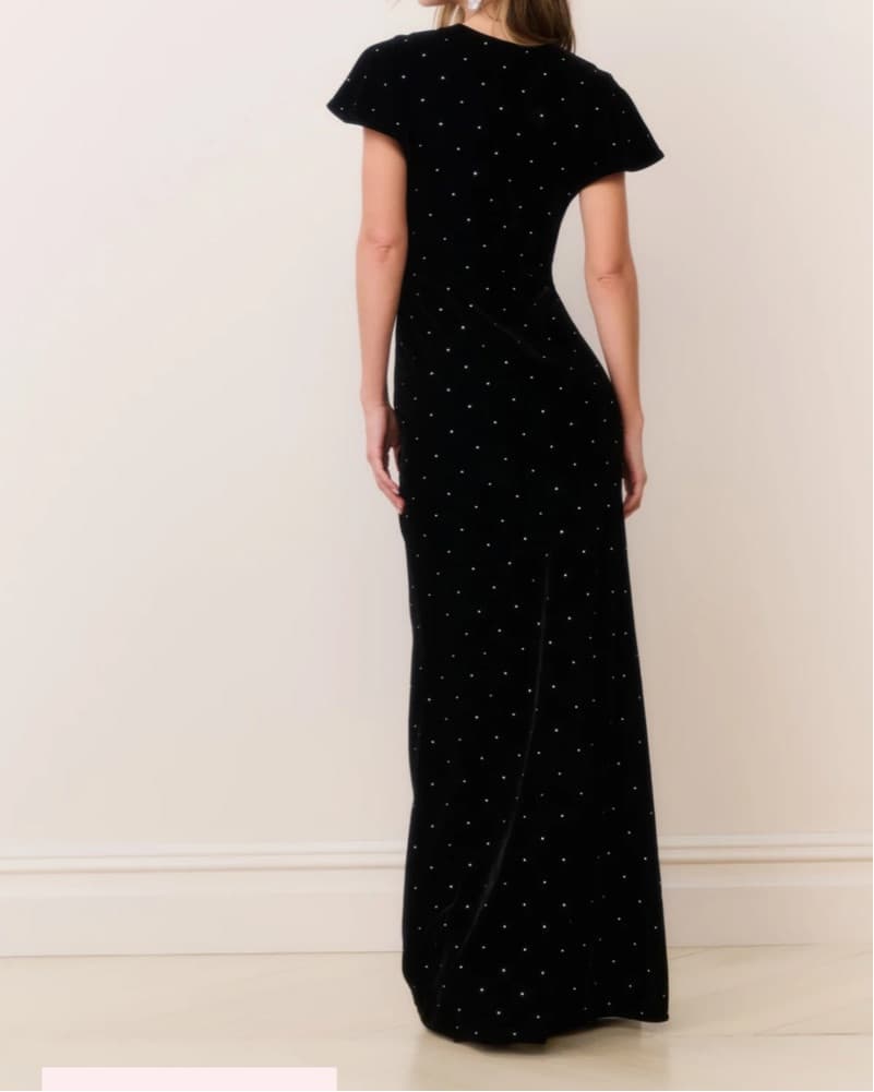 Loveshack Fancy Melora Velvet Dress - Image 2