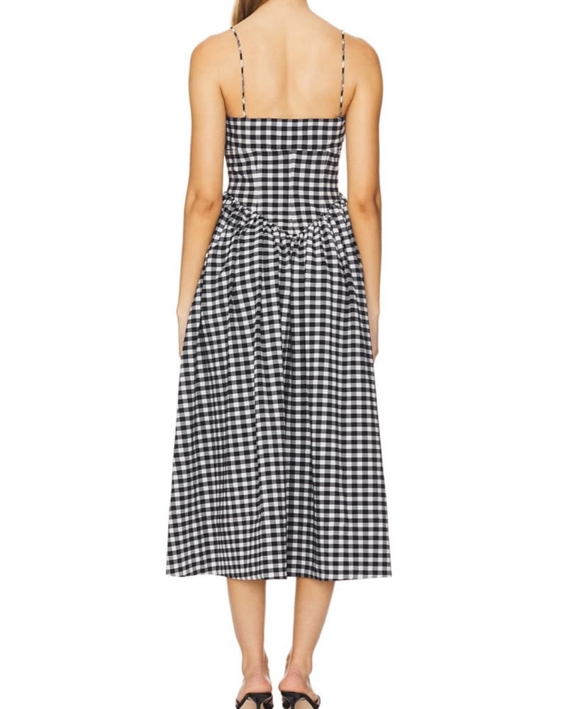 Ronny Kobo Barrett Gingam Dress - Image 3