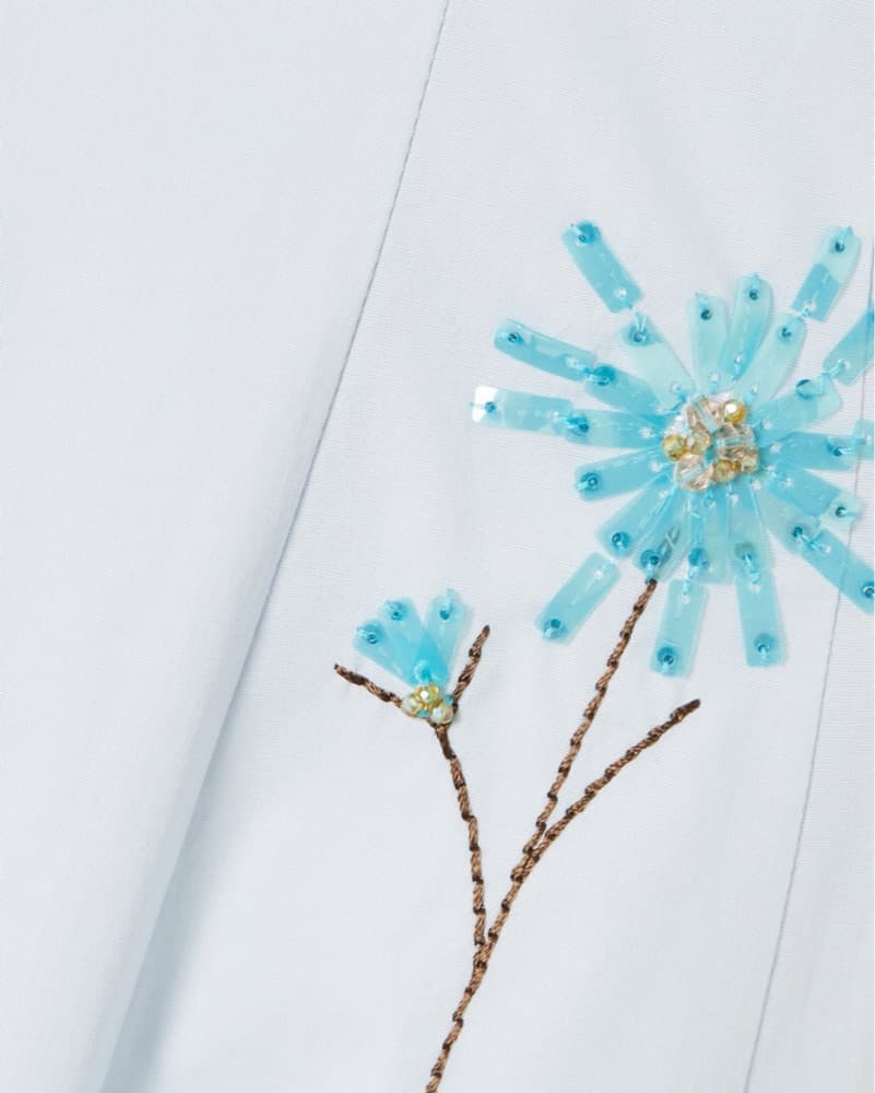 Staud Wylie Dandelion Embellished Midi - Image 4