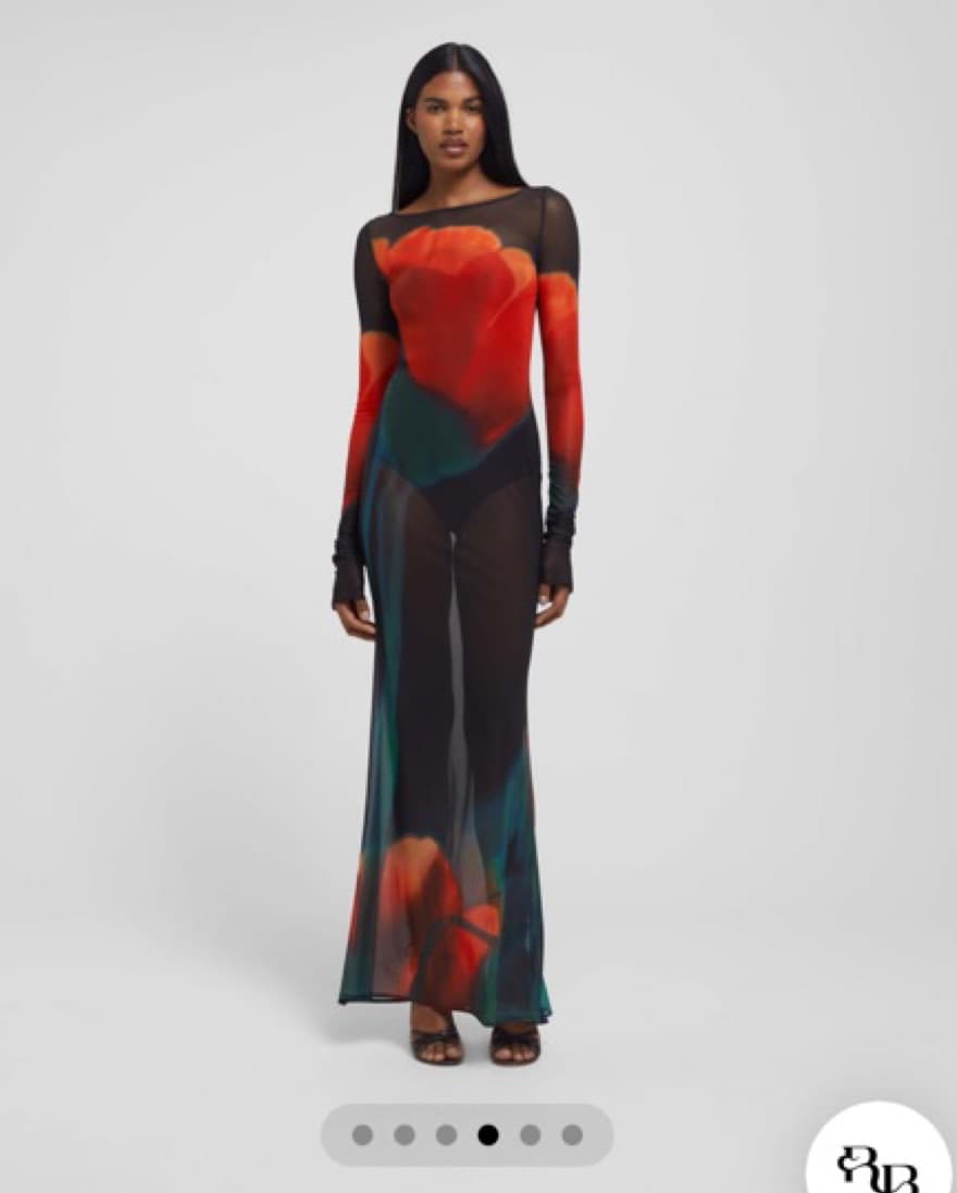 Rat & Boa Rose Maxi Dress - Image 4