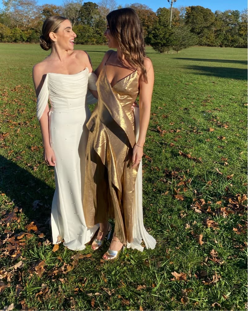 Acler Gold Dress - Image 5