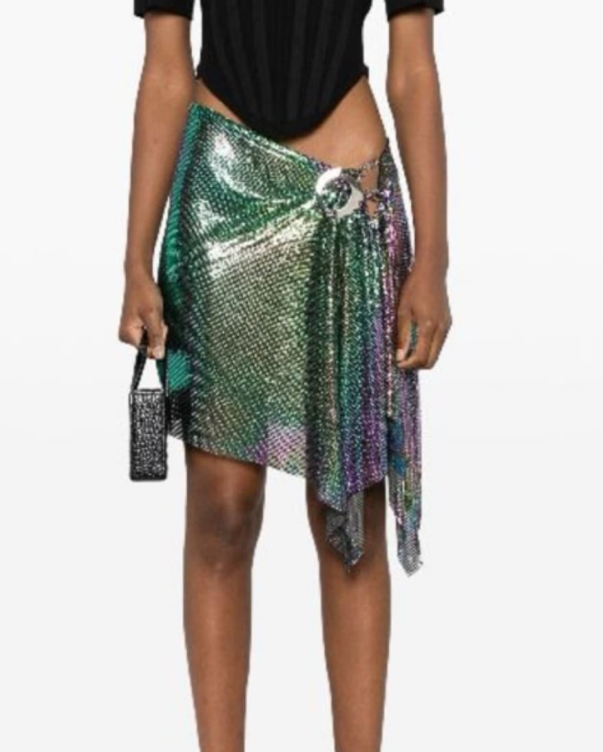 MANURI Sequin Mini Skirt - Image 3
