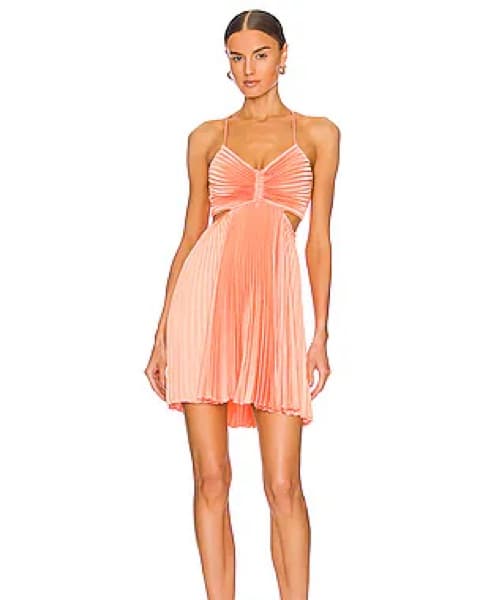 ALC Ari Mini Pleated Dress  - Image 1