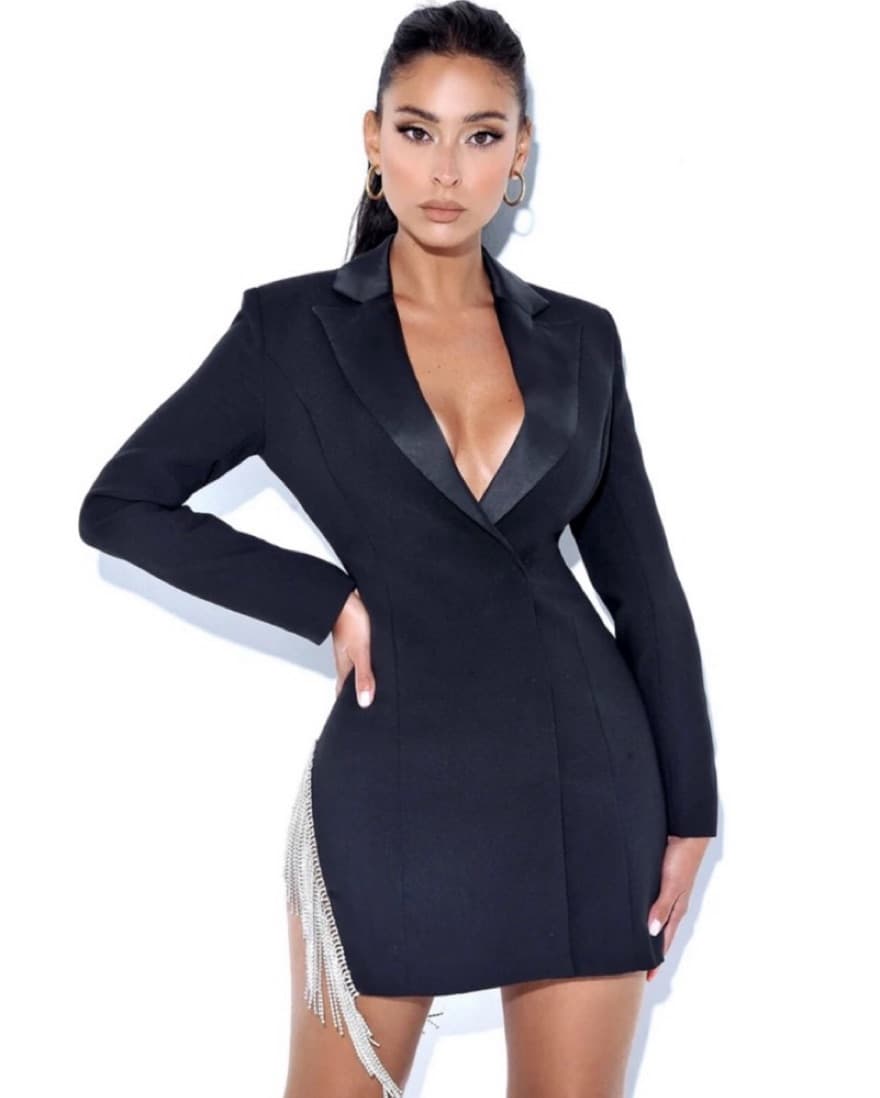 Miss Circle Blazer Rhinestone Dress  - Image 1