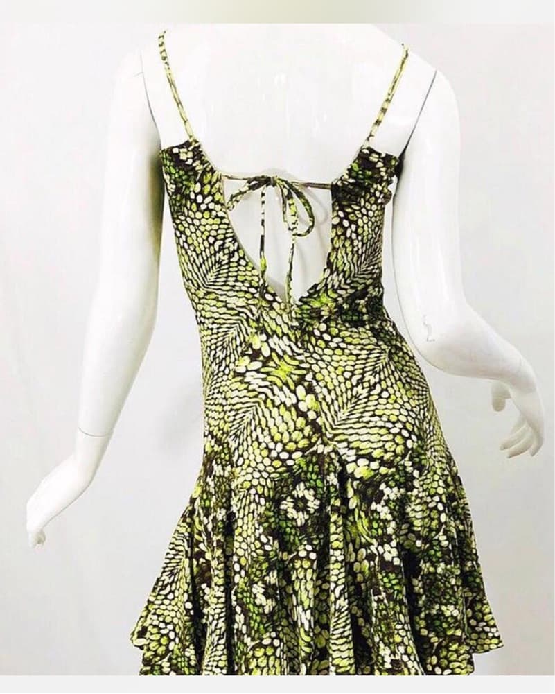Vintage Roberto Cavalli Mini Dress - Image 3