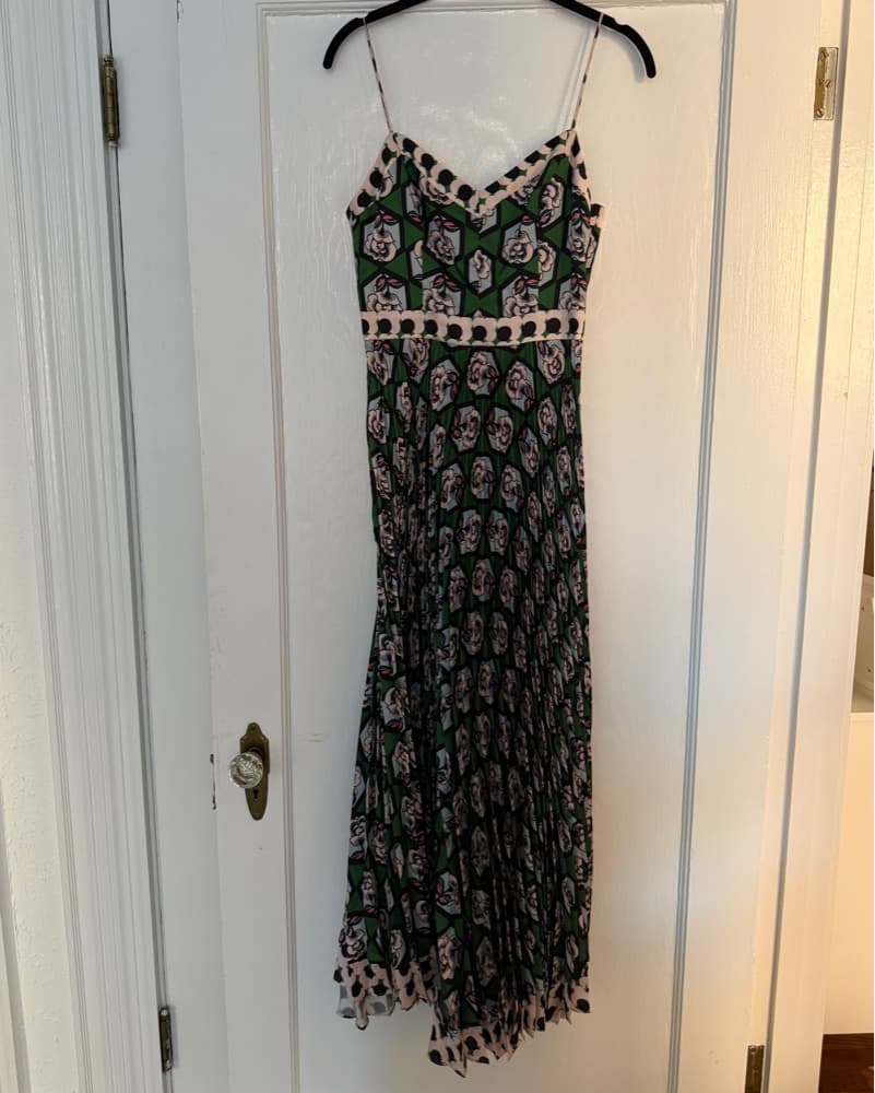 Jill Hexagon Floral Print Maxi Dress - Image 3