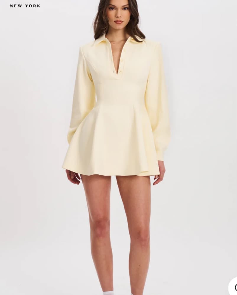 Miss Circle Polo Mini Dress - Image 2
