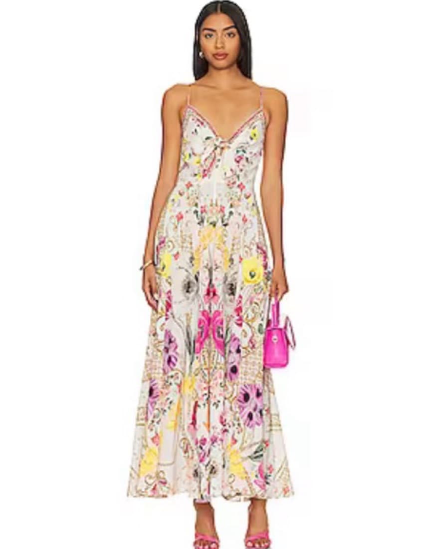 Camilla Destiny Calling Tie Front Dress - Image 3