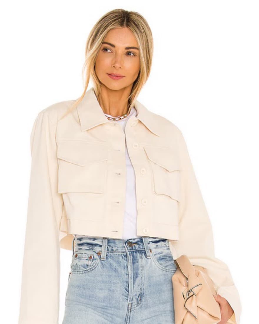 Cropped Casual Jacket - Image 1