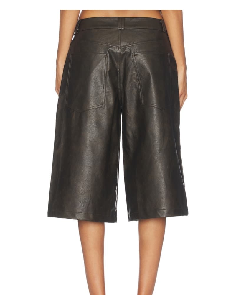Chic Leather Culottes - Image 4