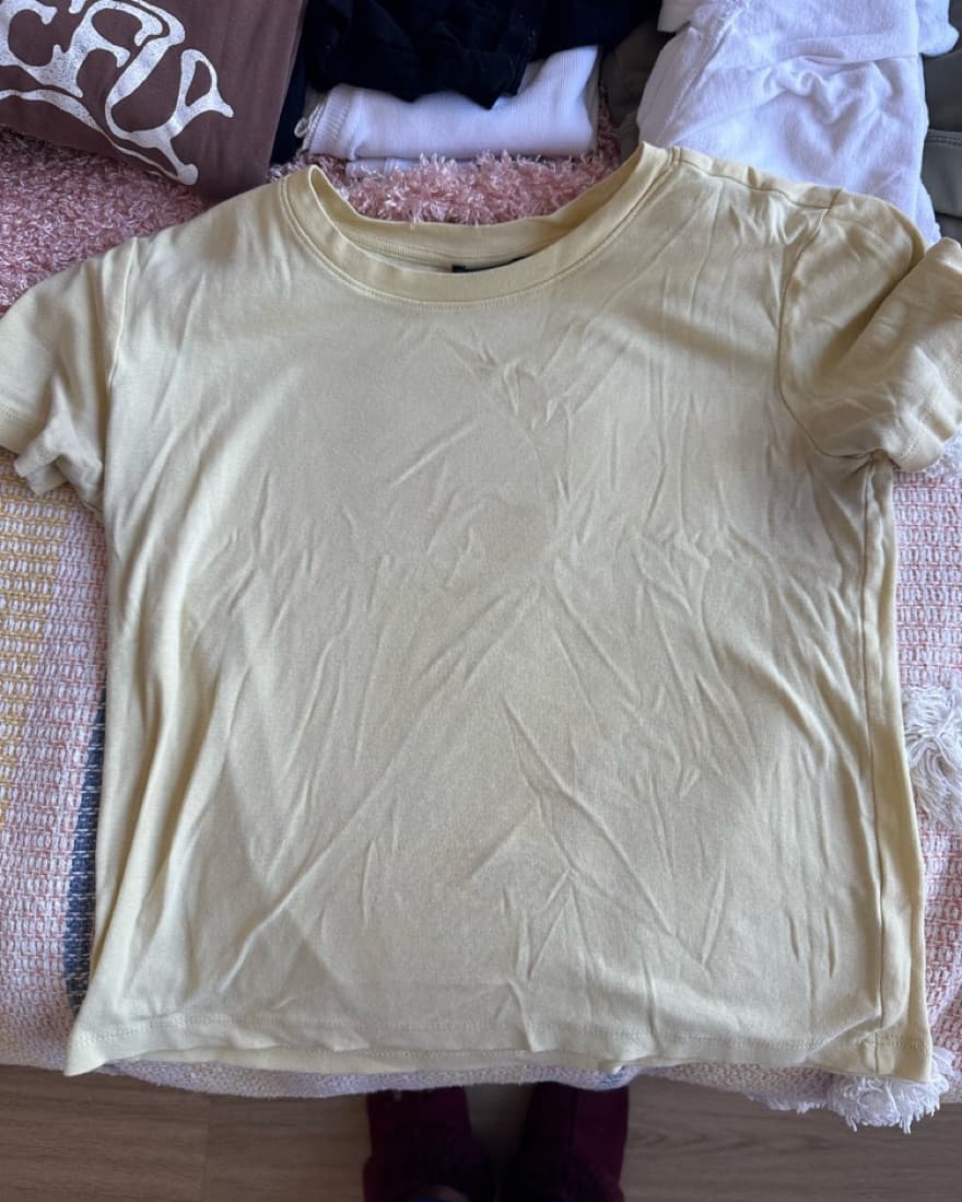 Zara Yellow tee - Image 1