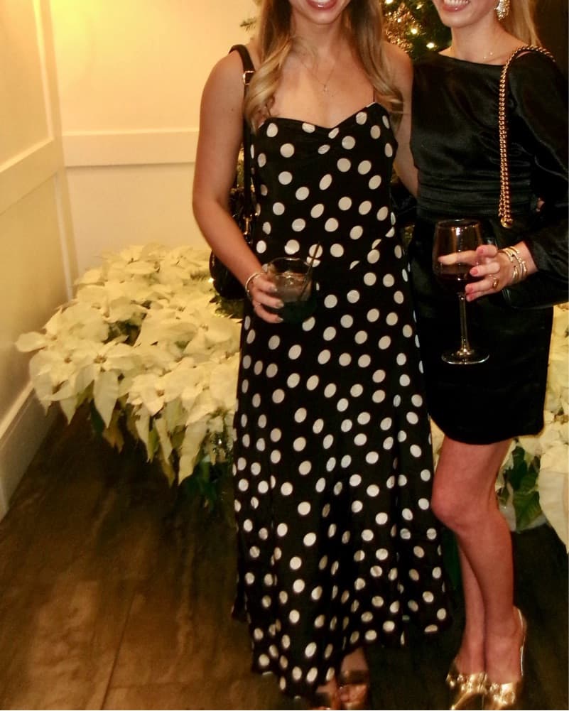 Kourt Adel Polka Dor Dress - Image 4