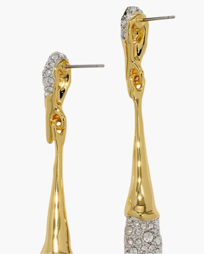 Solanales Crystal Pavé Teardrop Earrings - Image 5