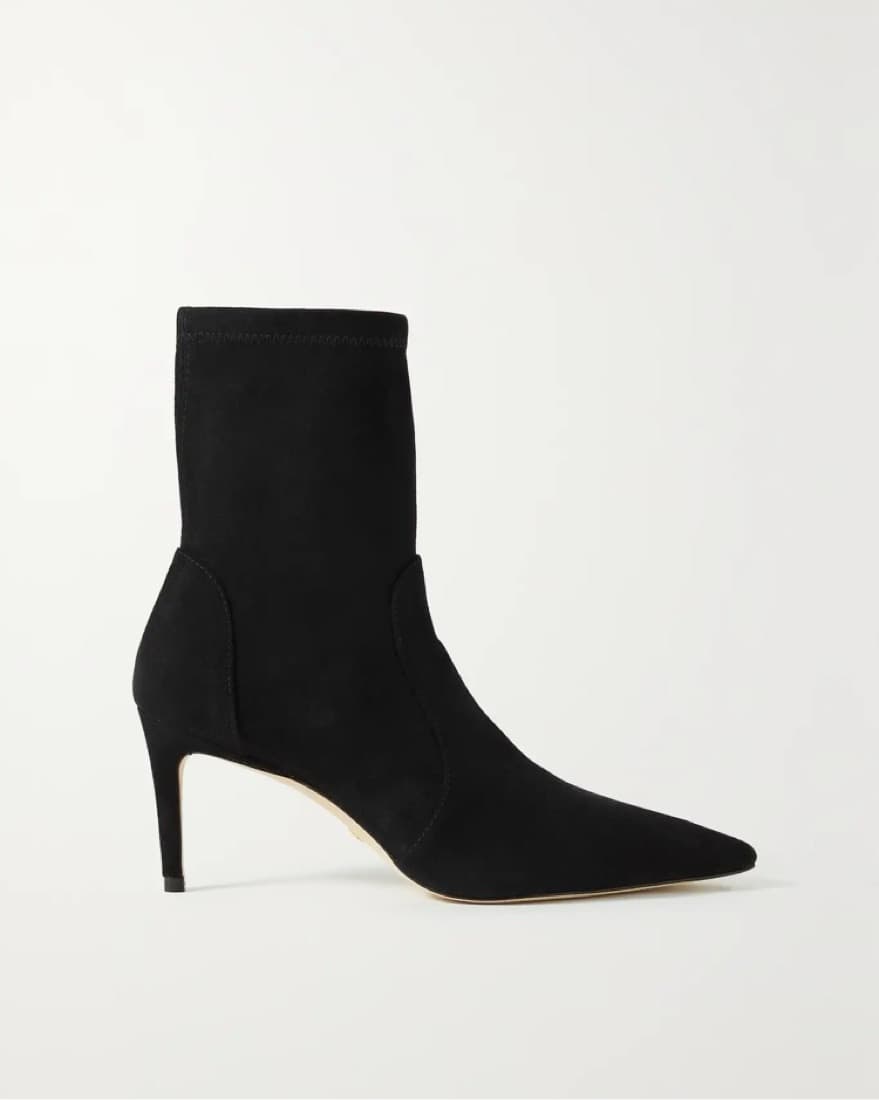 Stuart Weitzman Suede Ankle Boots - Image 1