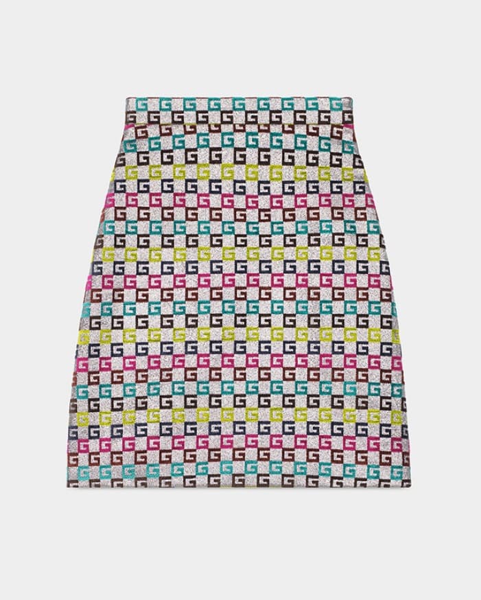 Gucci Metalic Skirt | 40 - Image 2
