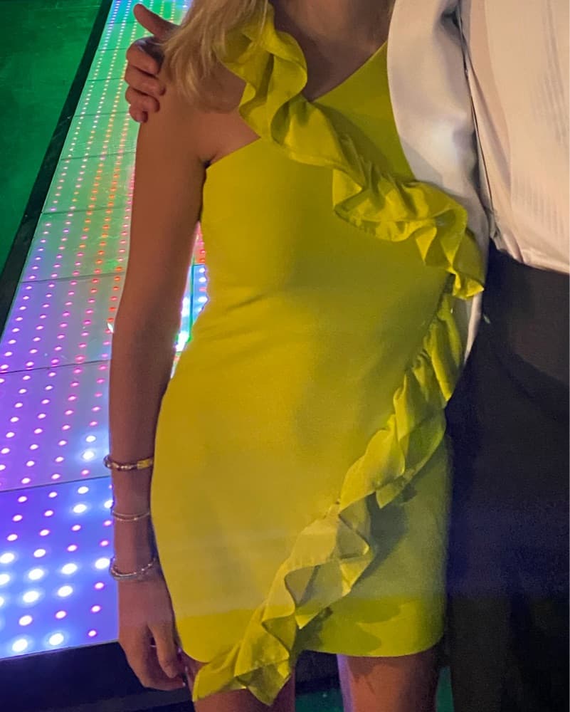 Green Mini Dress - Image 4