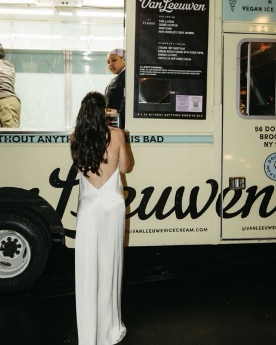 Ivory Michelle Mason Gown - Image 4
