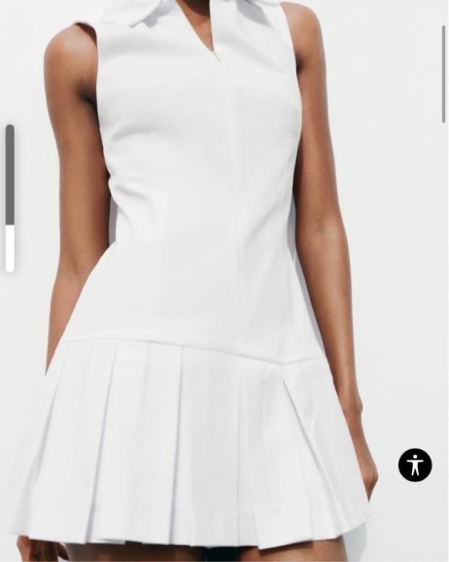 Zara viral pleated jumpsuit dress - Image 4