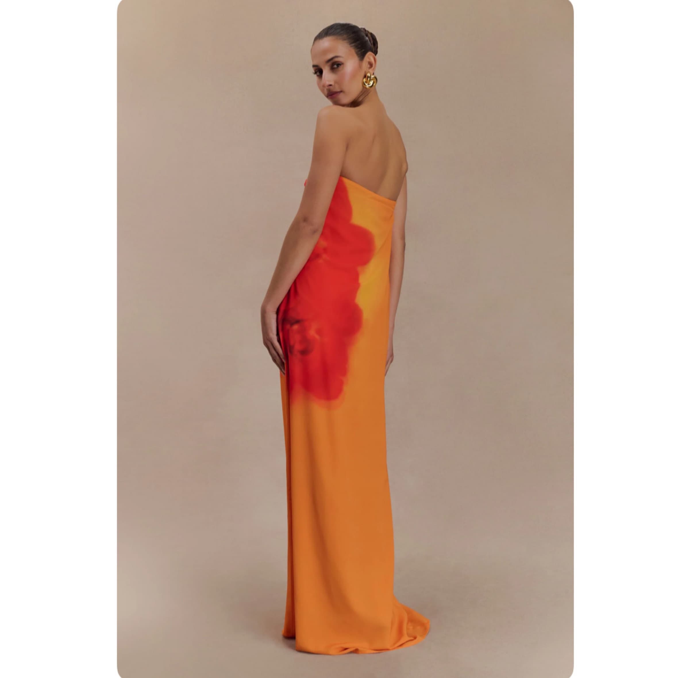 Meshki Amaya Strapless Chiffon Maxi - Image 5