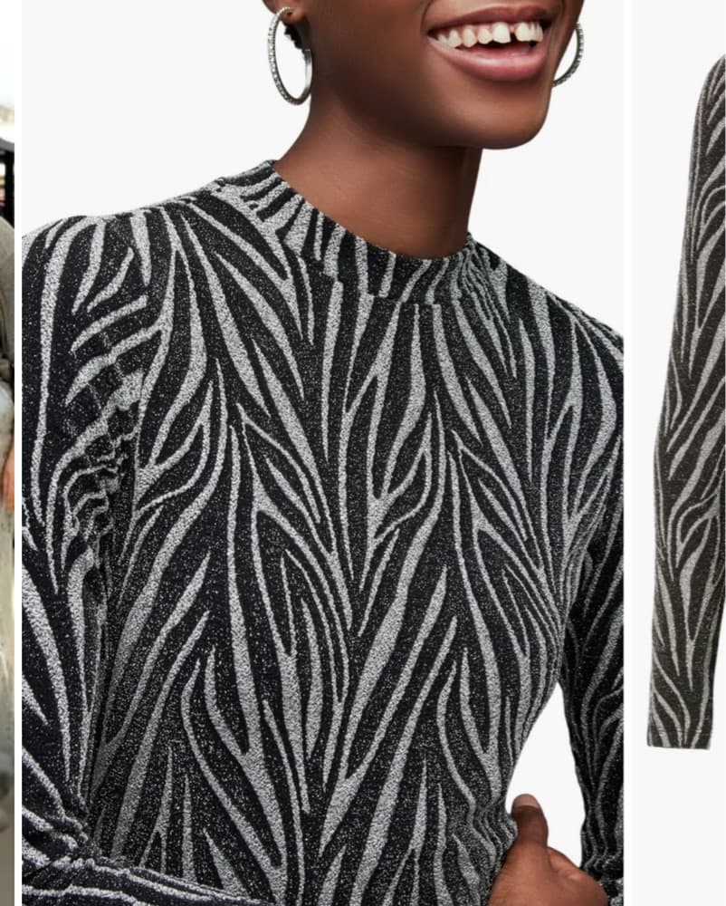 Allsaints Sparkly Long-Sleeve Mini Dress - Image 2