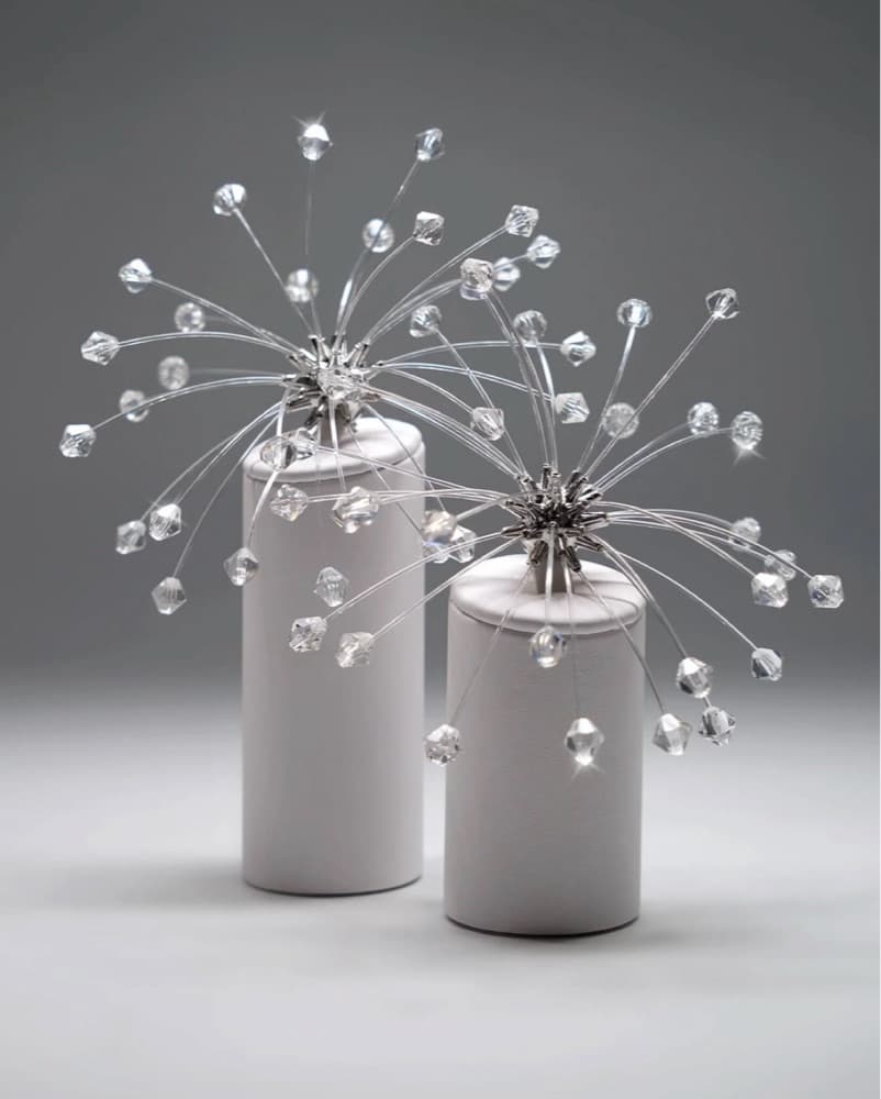 Hugo Kreit Crystal Ball Earrings - Image 3