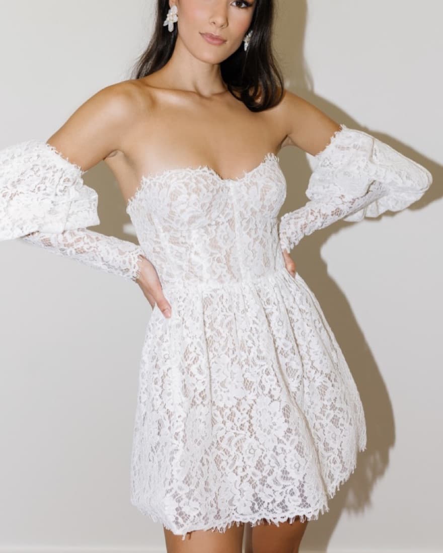 Tart Lace Mini Dress by Watters Designs - Image 1