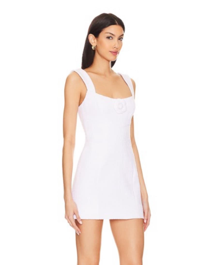 MAJORELLE Clemence White Mini Dress  - Image 4