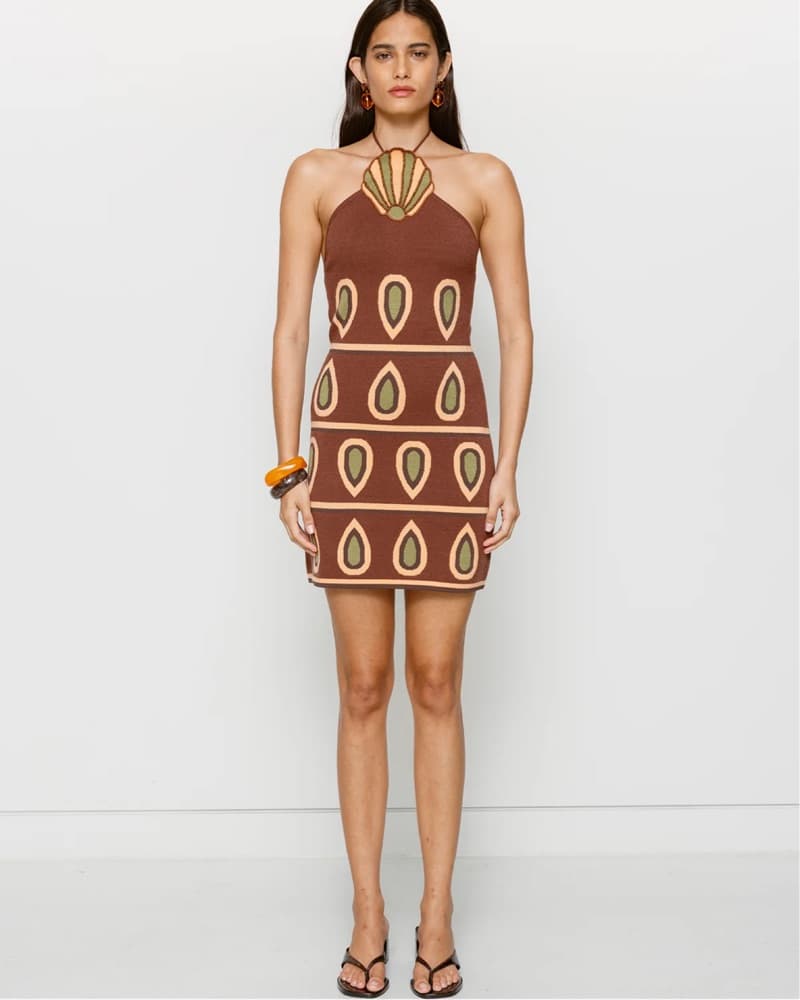 The Wolf Gang Halter Mini Dress - Image 1