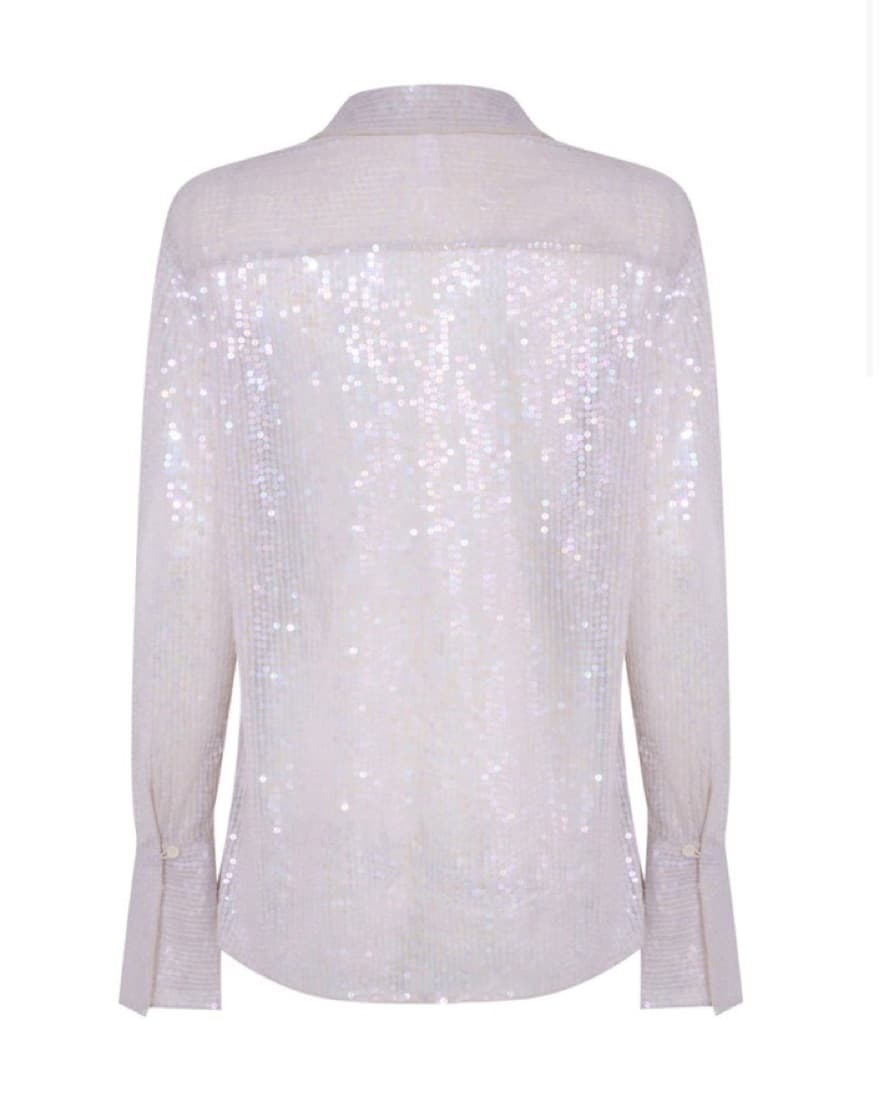 Rat & Boa Celine Nude Sequin Shirt - Image 5