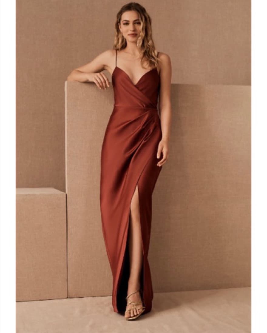BHLDN Freya Satin Charmeuse Dress - Image 1