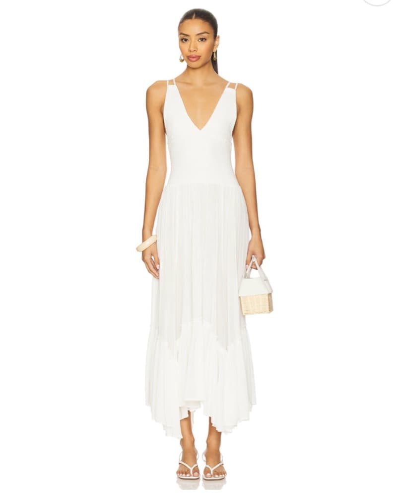 Free People White Maxi Dress - Image 1