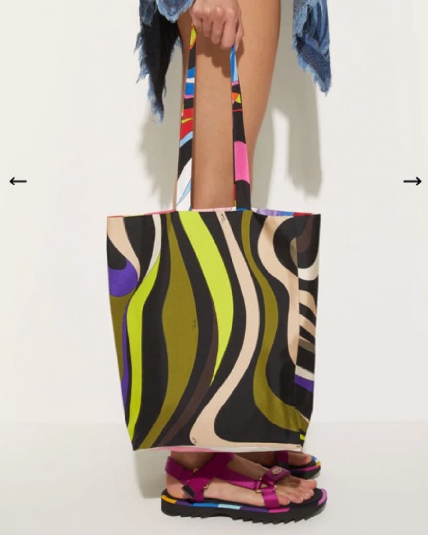 PUCCI Gallery reversible silk tote bag - Image 2