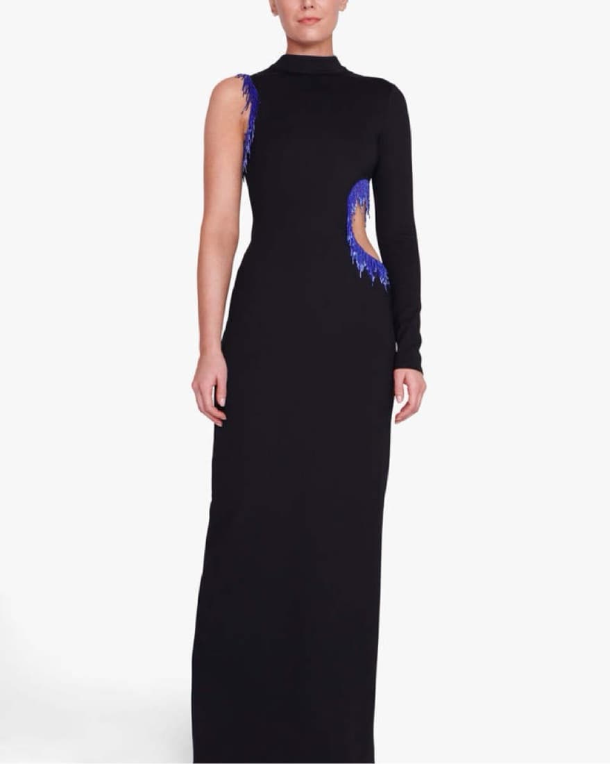 Staud Kirsten Beaded Fringe Dress  - Image 1