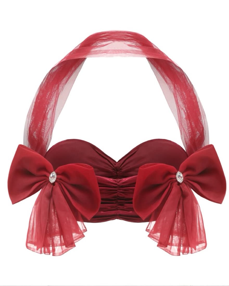 Red Nana Jacquline Top - Image 4